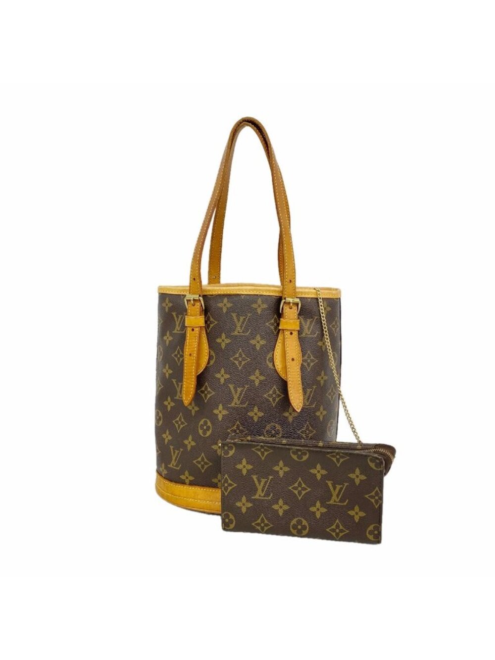 Louis Vuitton Tote Bag Monogram Bucket PM Brown